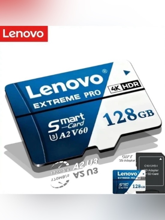 Lenovo Other - Lenovo 128GB Extreme Pro MicroSD Card - With Free Adapter